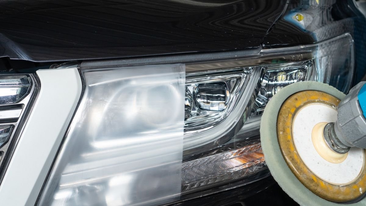 Headlight restoration add-on for exterior detailing service